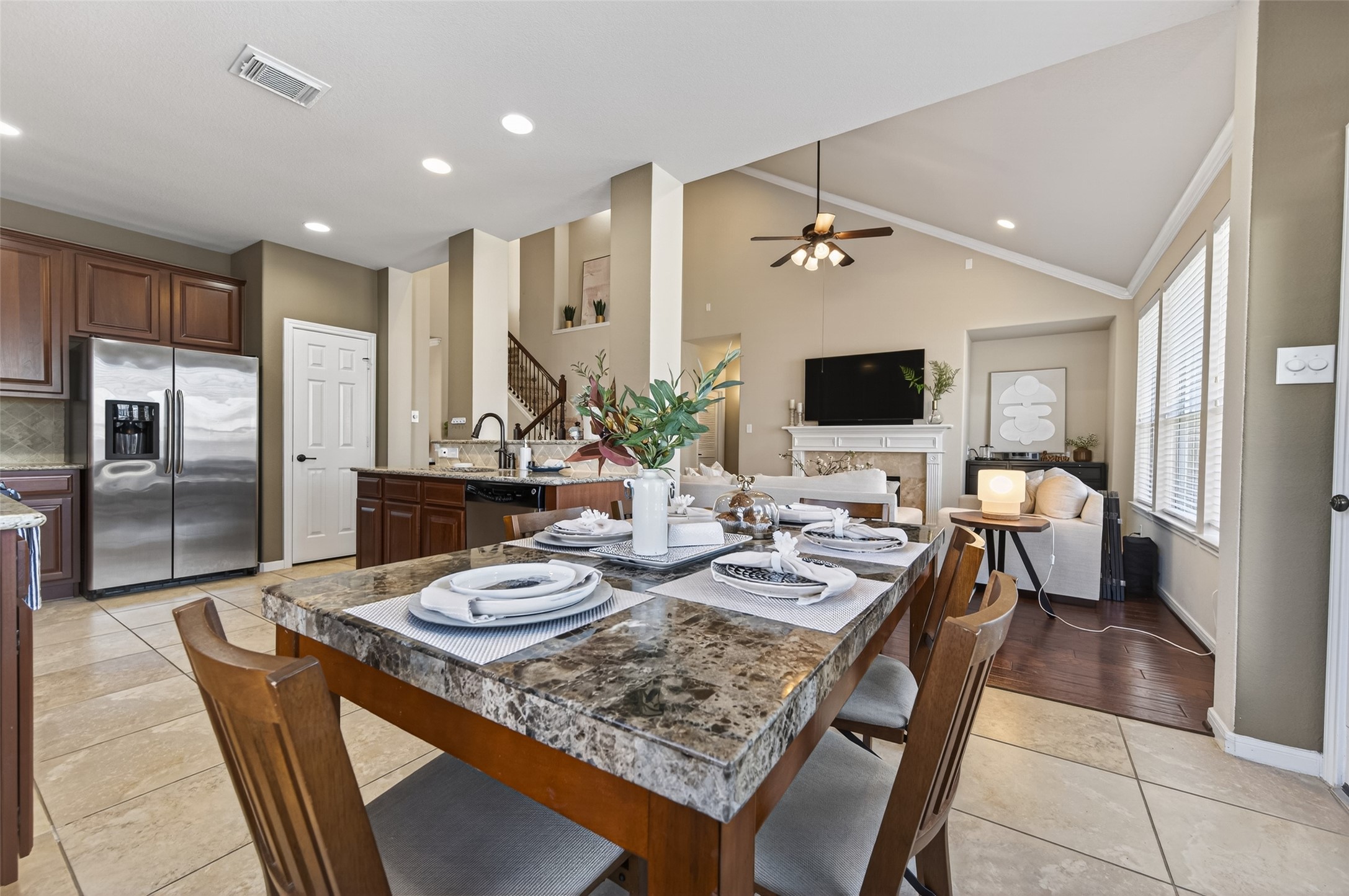 155 Rocky Point Drive Spring, TX 77389 - Photo 10 of 28 a view of a dining room with furniture