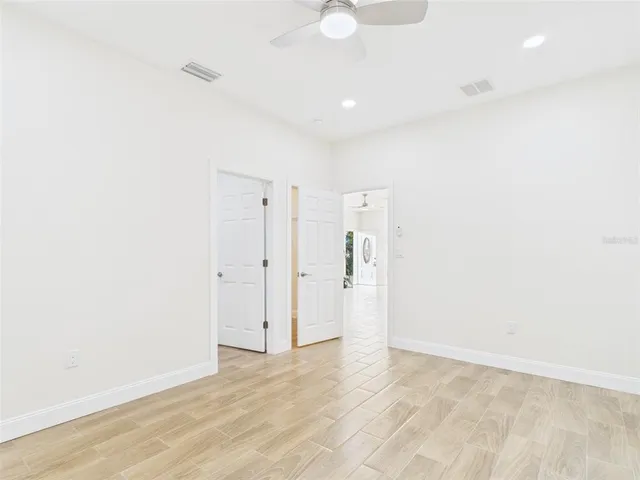 a view of an empty room