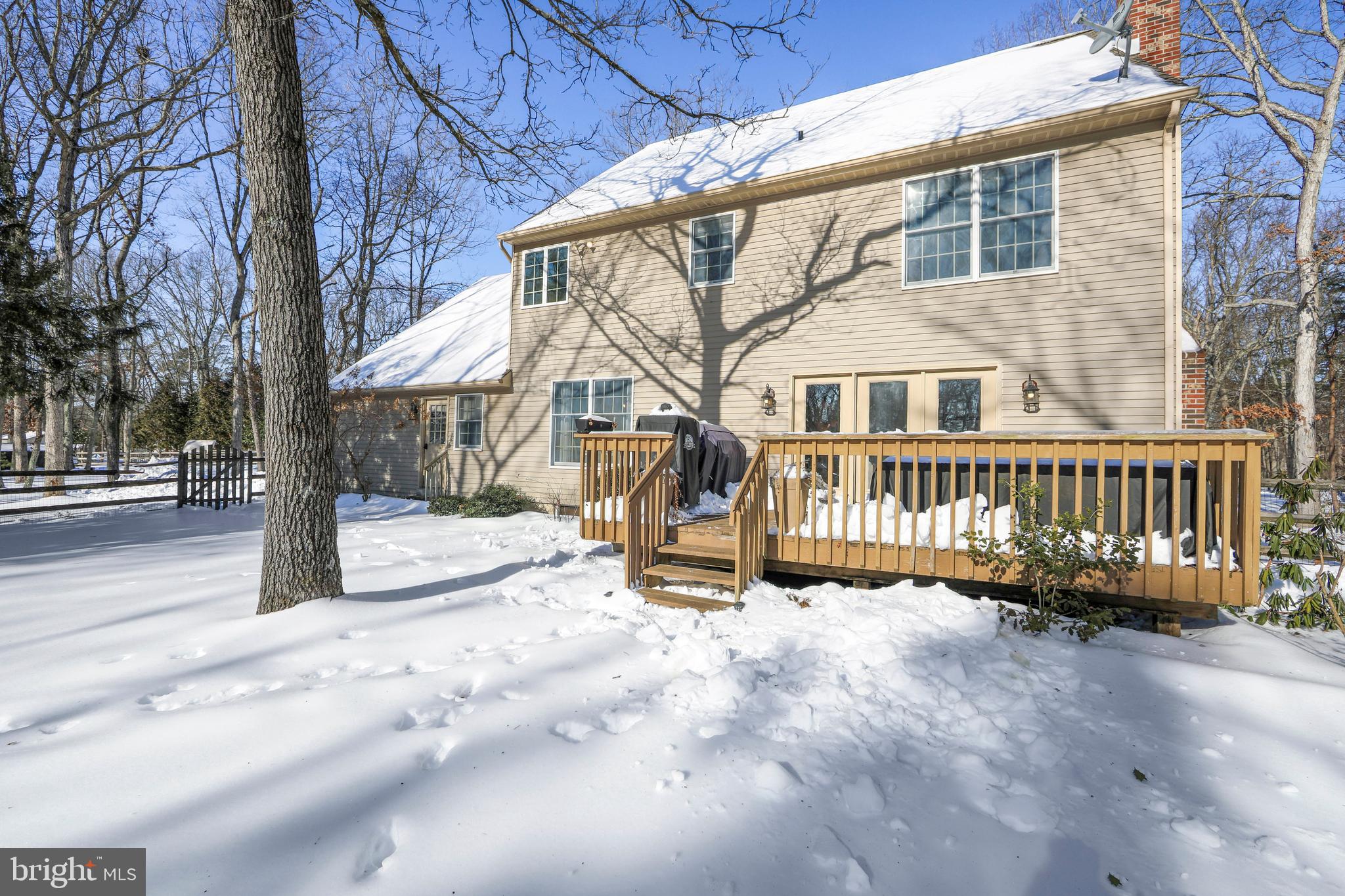 4 Allen Court Tabernacle, NJ 08088 - Photo 50 of 50 Rear Of House With Deck