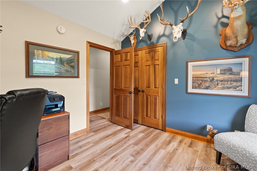 700 South 1233rd West Lexington, IN 47138 - Photo 15 of 65 Second bedroom currently used as office! Vaulted ceiling!