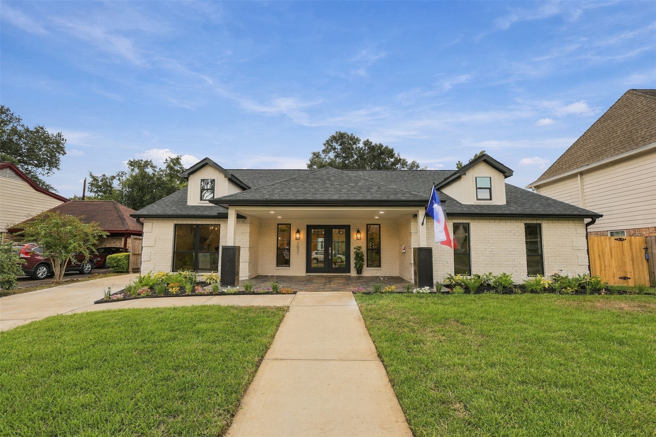 1031 Richelieu Lane Houston, TX 77018 - Photo 27 of 29 Reimagined front facade and grand porch
