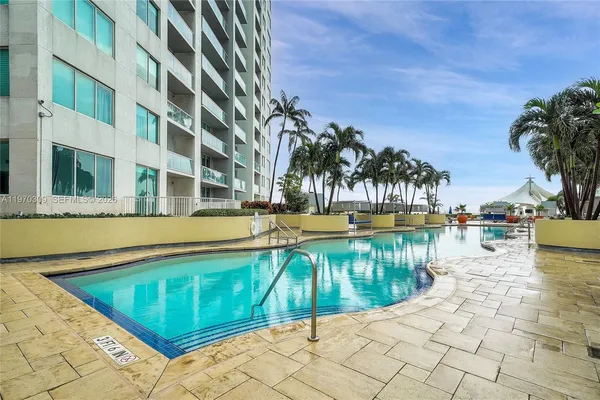 a view of swimming pool and outdoor space