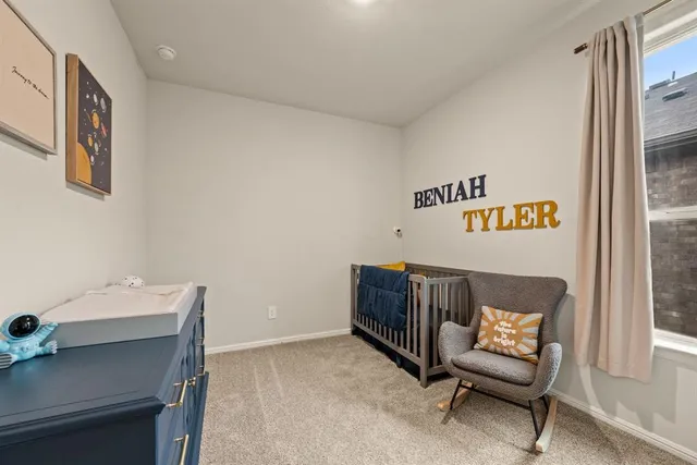 a room with a table and a couch