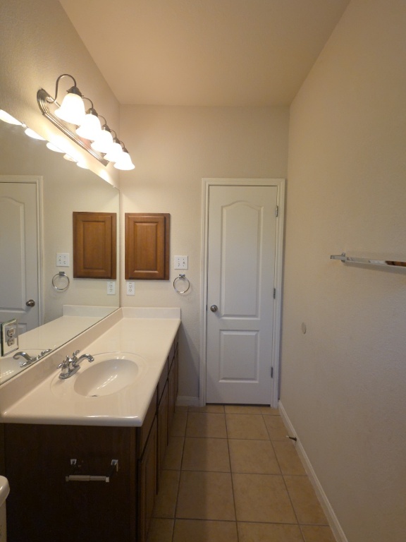 2103 Spotted Owl Circle Pflugerville, TX 78660 - Photo 19 of 24 a bathroom with a sink and a mirror