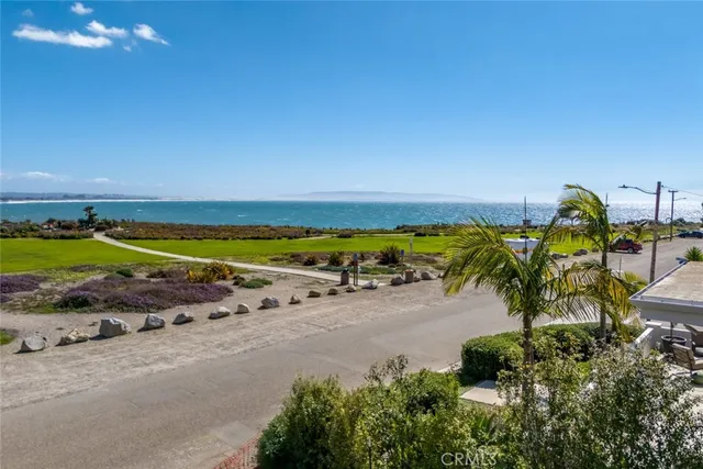 view of an ocean and beach