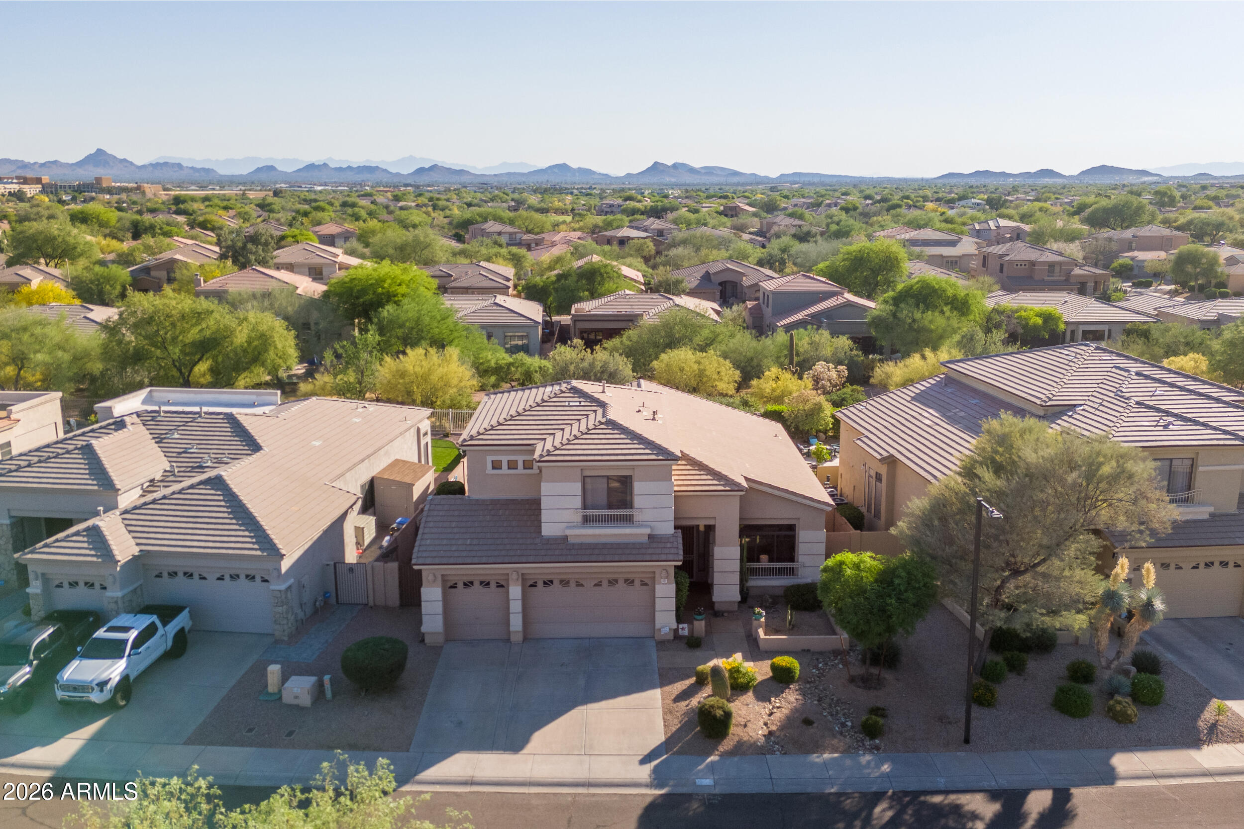 5219 East Hashknife Road Phoenix, AZ 85054 - Photo 35 of 38 an aerial view of a house
