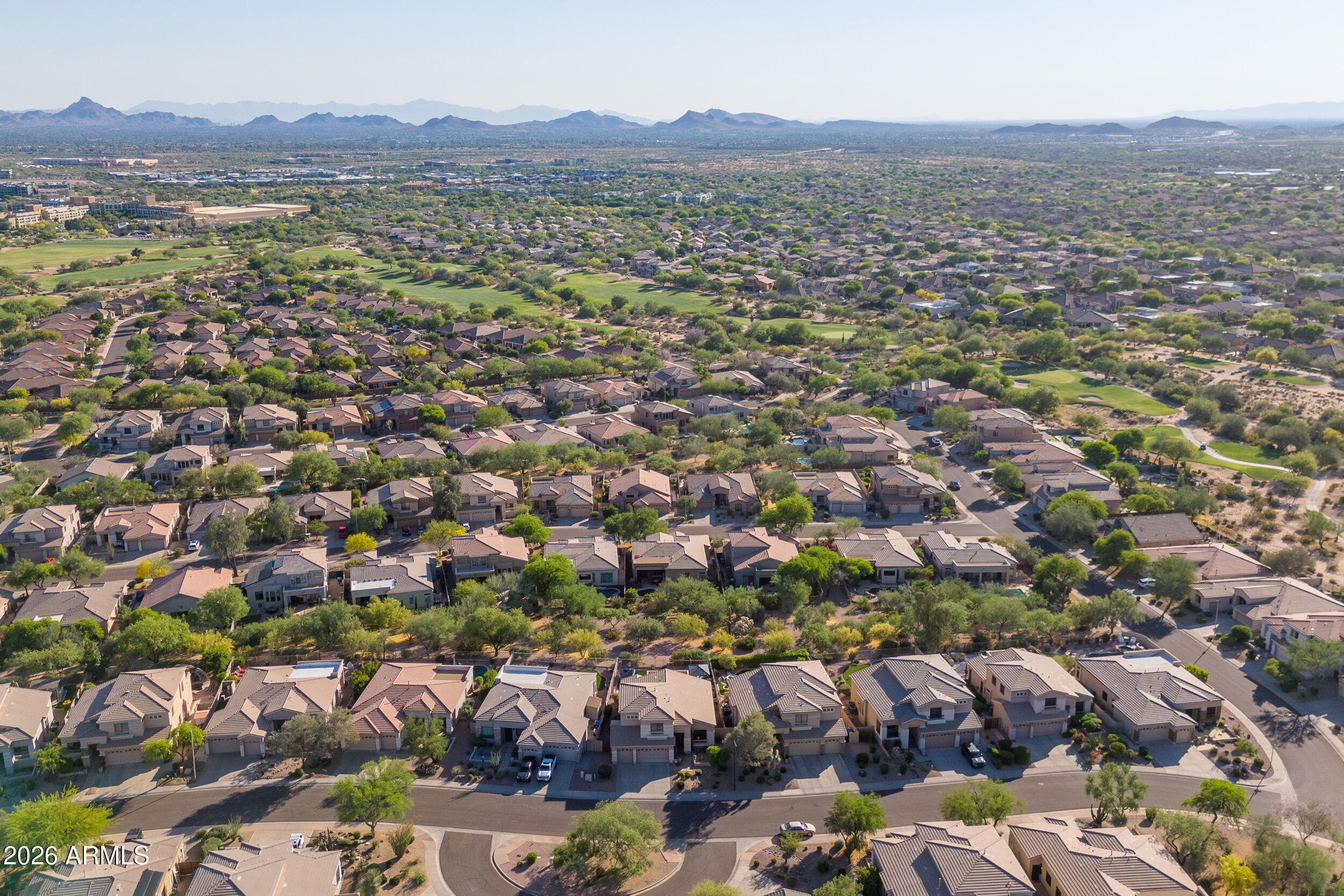 5219 East Hashknife Road Phoenix, AZ 85054 - Photo 36 of 38 a view of a city with mountains in the background