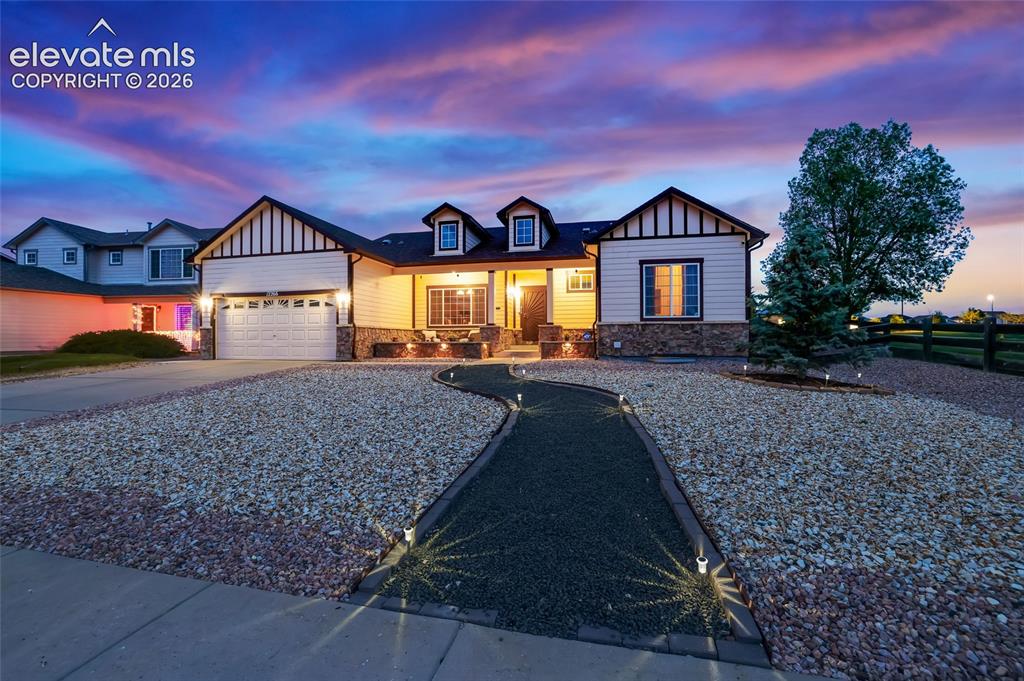 12266 Crystal Downs Road Peyton, CO 80831 - Photo 46 of 50 Exterior lighting in front