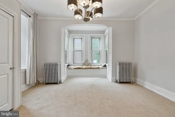 a view of a livingroom with a staircase