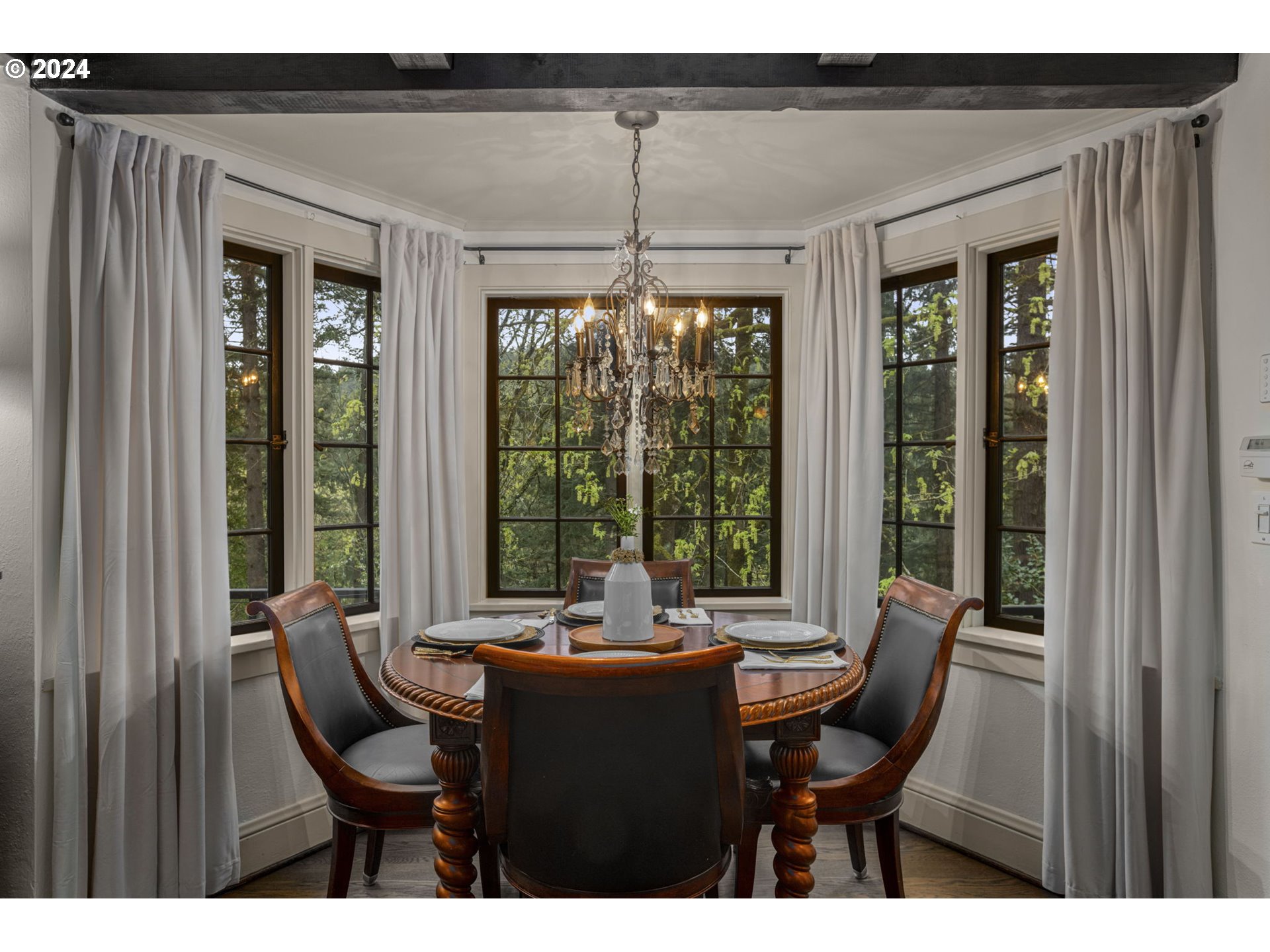2271 Southwest Montgomery Drive Portland, OR 97201 - Photo 8 of 25 a view of a dining room with furniture window and outside view