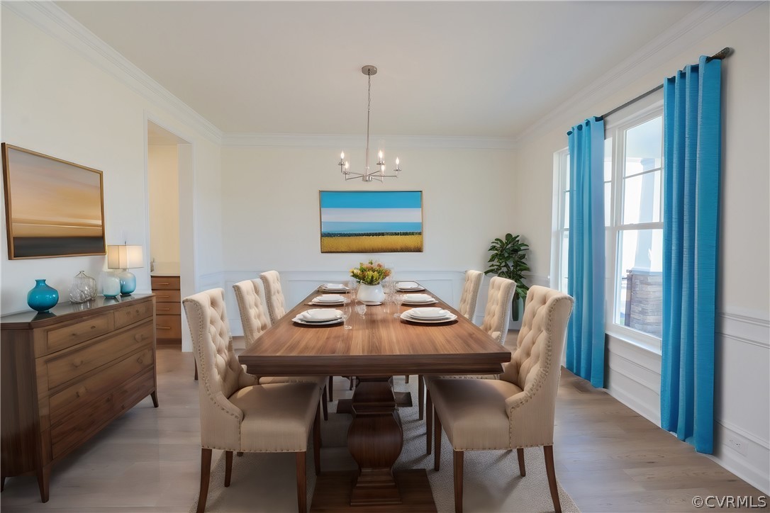 3825 Belspring Road Chester, VA 23831 - Photo 2 of 48 a view of a dining room with furniture window and wooden floor