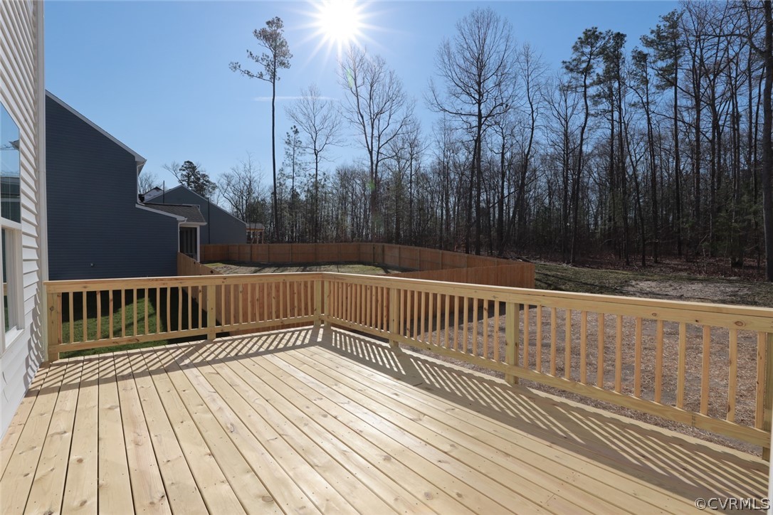 3825 Belspring Road Chester, VA 23831 - Photo 38 of 48 a view of balcony with wooden floor