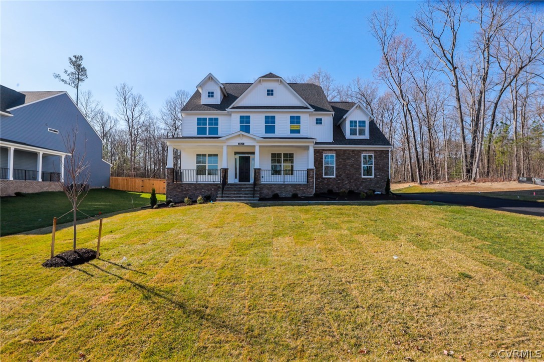 3825 Belspring Road Chester, VA 23831 - Photo 41 of 48 a front view of a house with swimming pool