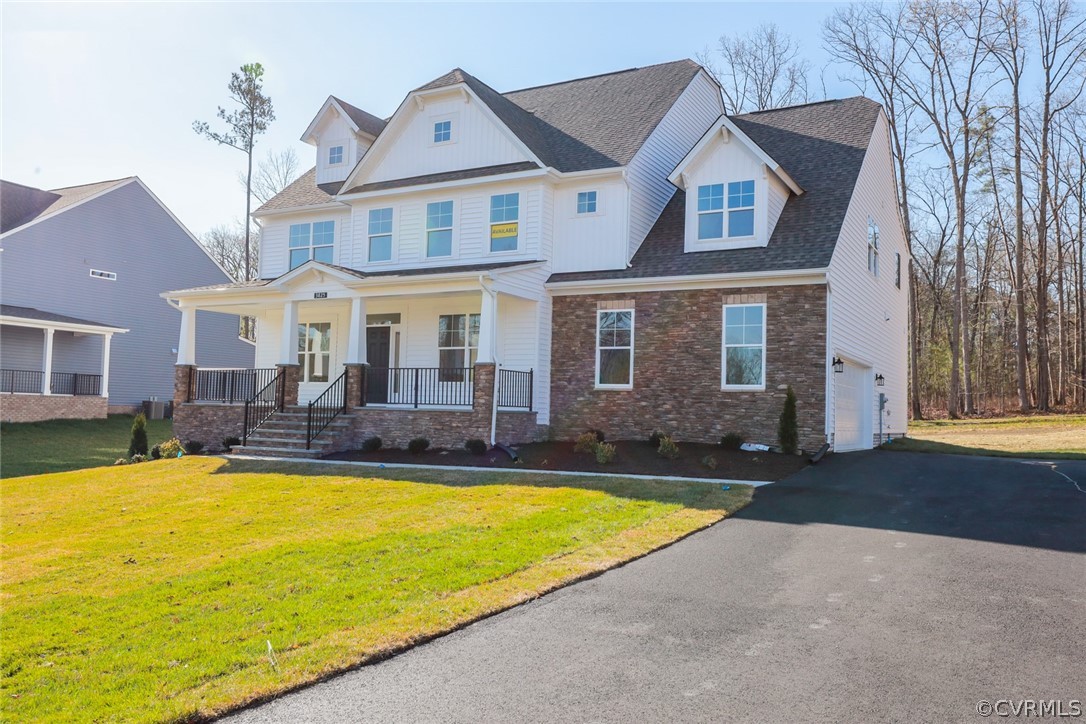 3825 Belspring Road Chester, VA 23831 - Photo 43 of 48 a view of a house with swimming pool in front of it