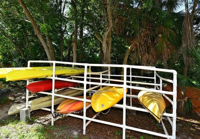 a view of a lake with houses