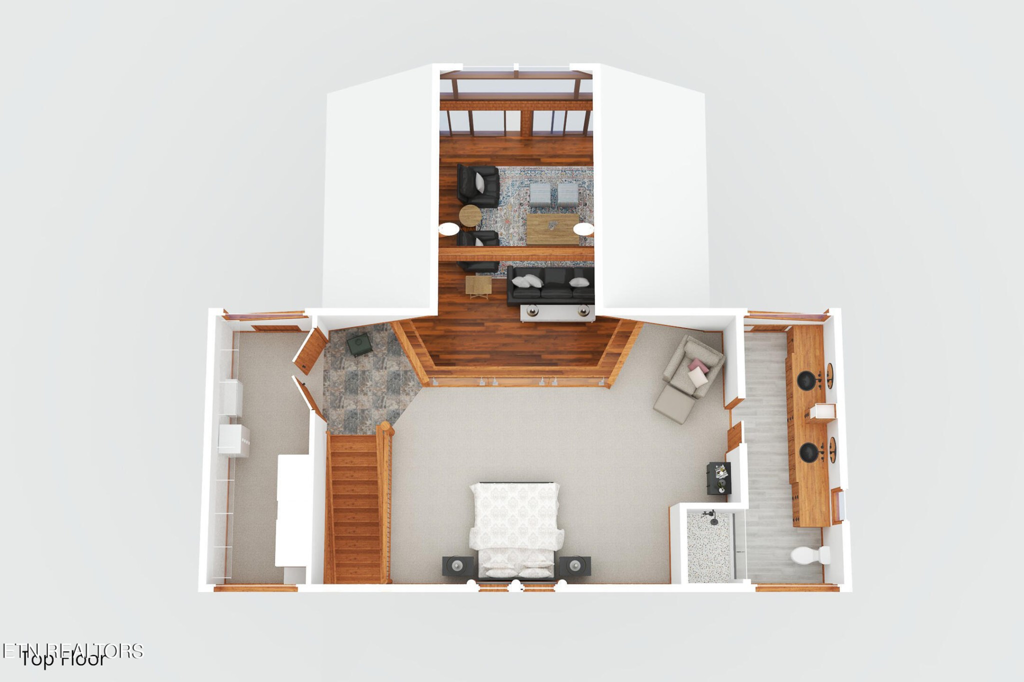 546 Bluff View Road New Tazewell, TN 37825 - Photo 59 of 60 view of living room with furniture and window