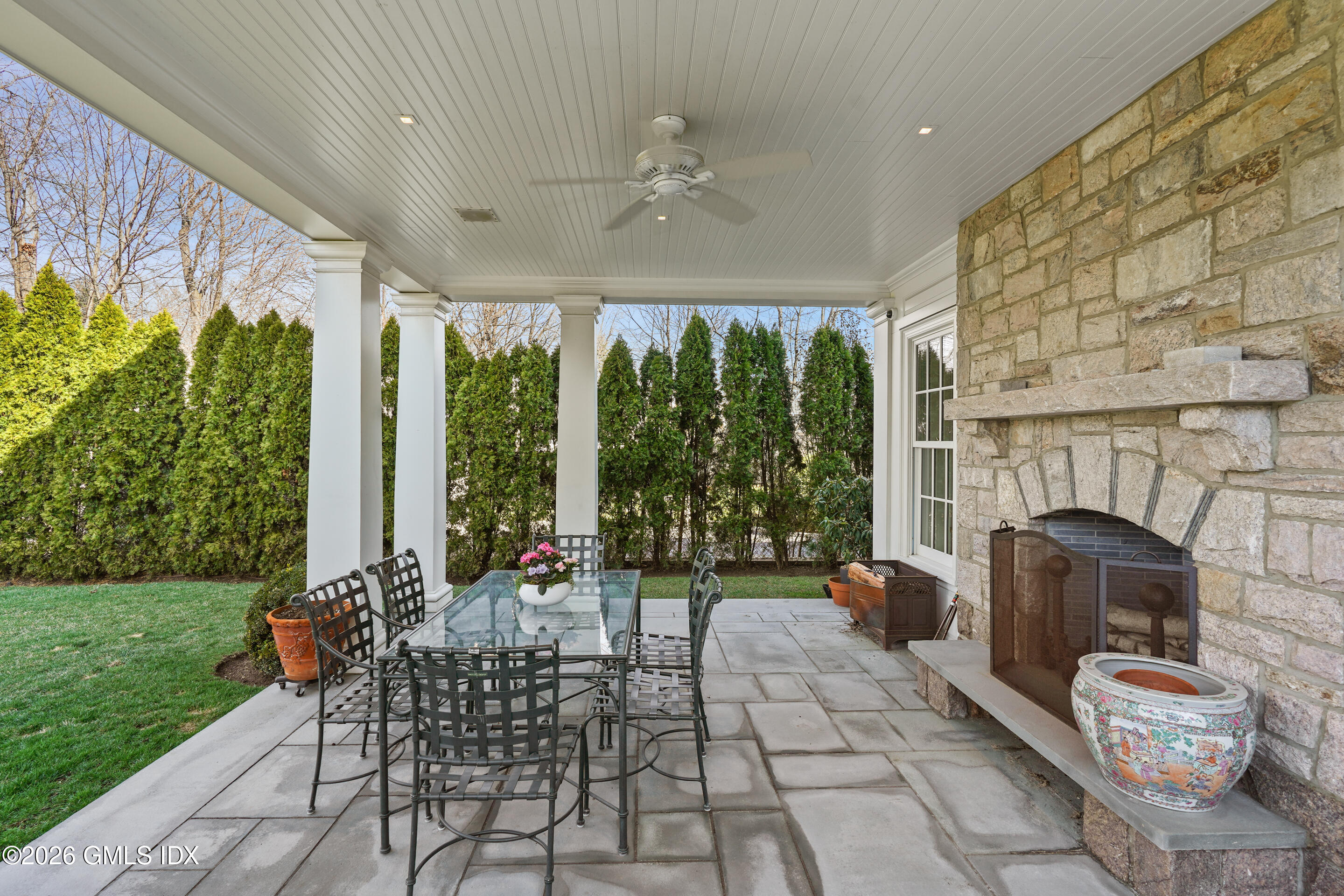 52 Ridge Street Greenwich, CT 06830 - Photo 3 of 8 a outdoor space with furniture and garden view