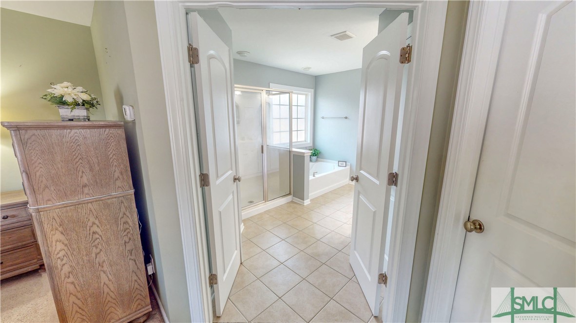 40 Olde Gate Court Pooler, GA 31322 - Photo 29 of 48 Separate Tub and Shower in the Master Bathroom