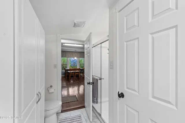 a view of a way to rooms