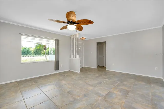 a view of room with window