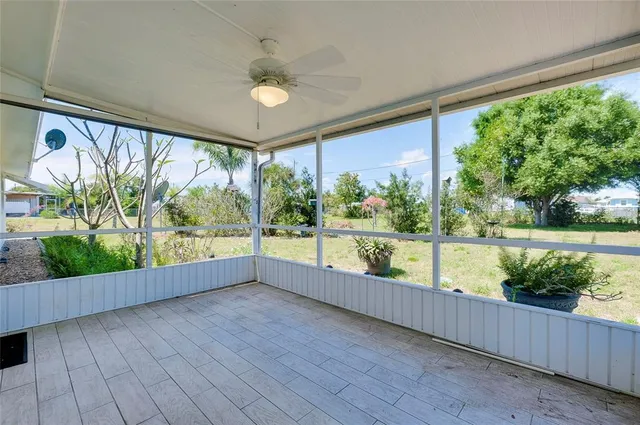 a view of a house with a patio