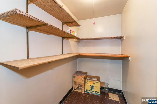 a view of storage and utility room