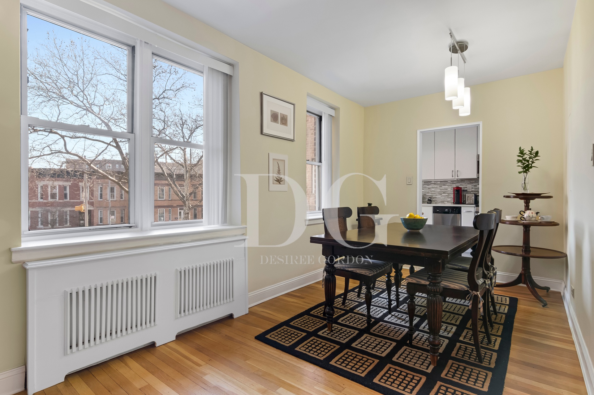 36 Dahill Road, Unit 2I Brooklyn, NY 11218 - Photo 2 of 9 a view of a dining room with furniture window and wooden floor