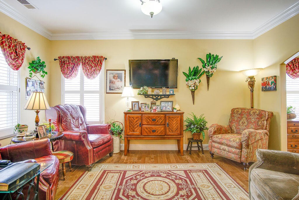734 Bryant Road Cohutta, GA 30710 - Photo 15 of 42 a living room with furniture and a flat screen tv