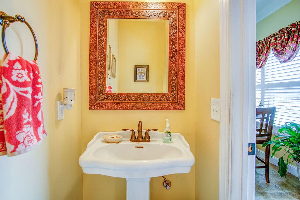 734 Bryant Road Cohutta, GA 30710 - Photo 37 of 42 a bathroom with a sink and a mirror