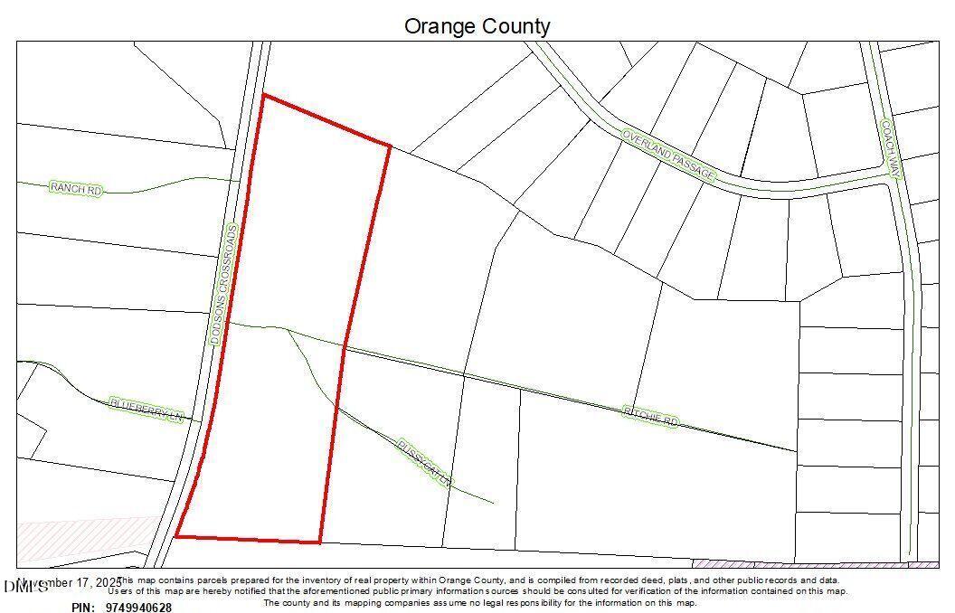 2636 Ritchie Road Chapel Hill, NC 27516 - Photo 2 of 8 County Map