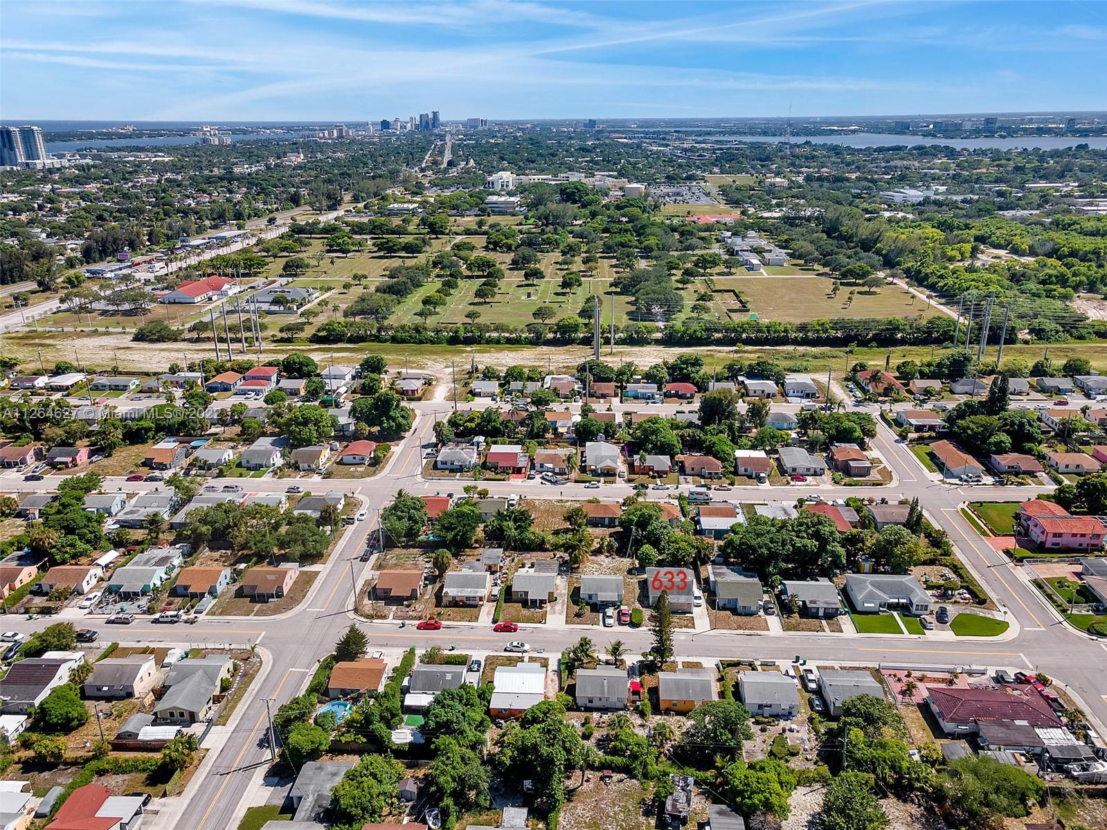 633 West 3rd Street Riviera Beach, FL 33404 - Photo 6 of 52 an aerial view of a city with lots of residential buildings