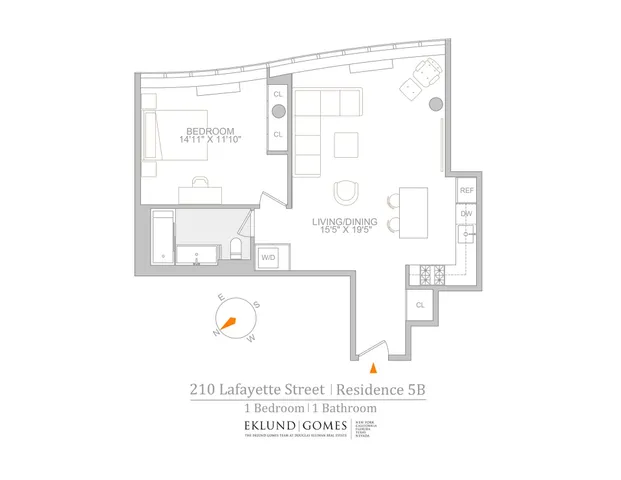$1,699,000 | 210 Lafayette Street, Unit 5B | SoHo
