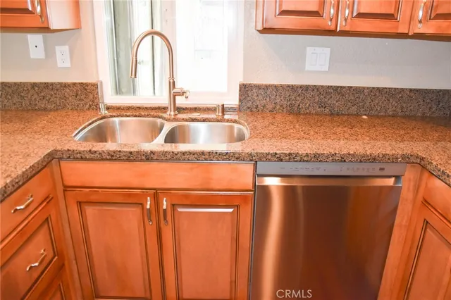 a close view of sink and tap