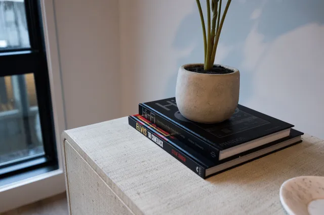 a living room with a couch