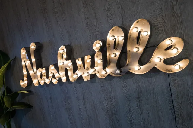 a view of a wooden door of a room