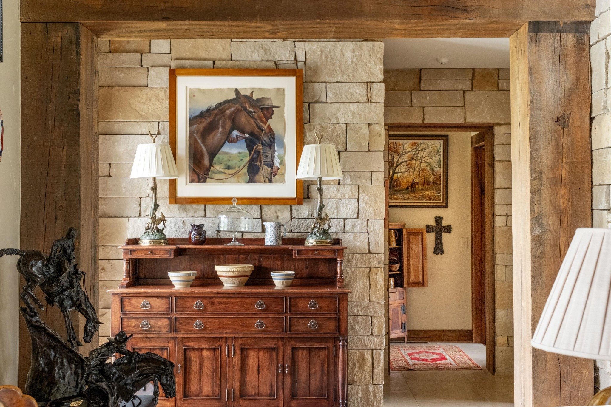 6971 West Cove Road Chickamauga, GA 30707 - Photo 36 of 100 a view of a hallway with washer and dryer