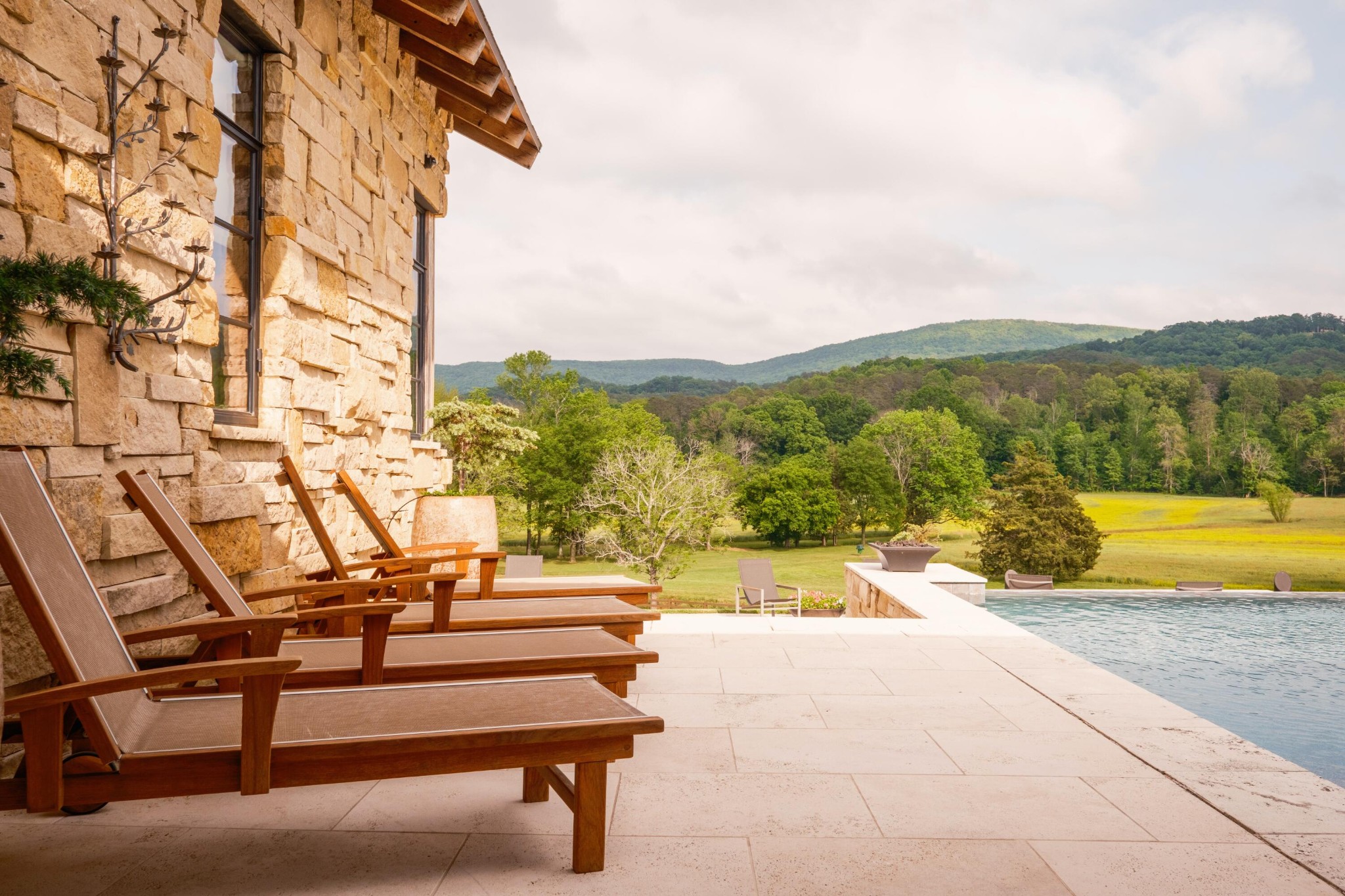 6971 West Cove Road Chickamauga, GA 30707 - Photo 56 of 100 a view of a swimming pool with a lounge chair
