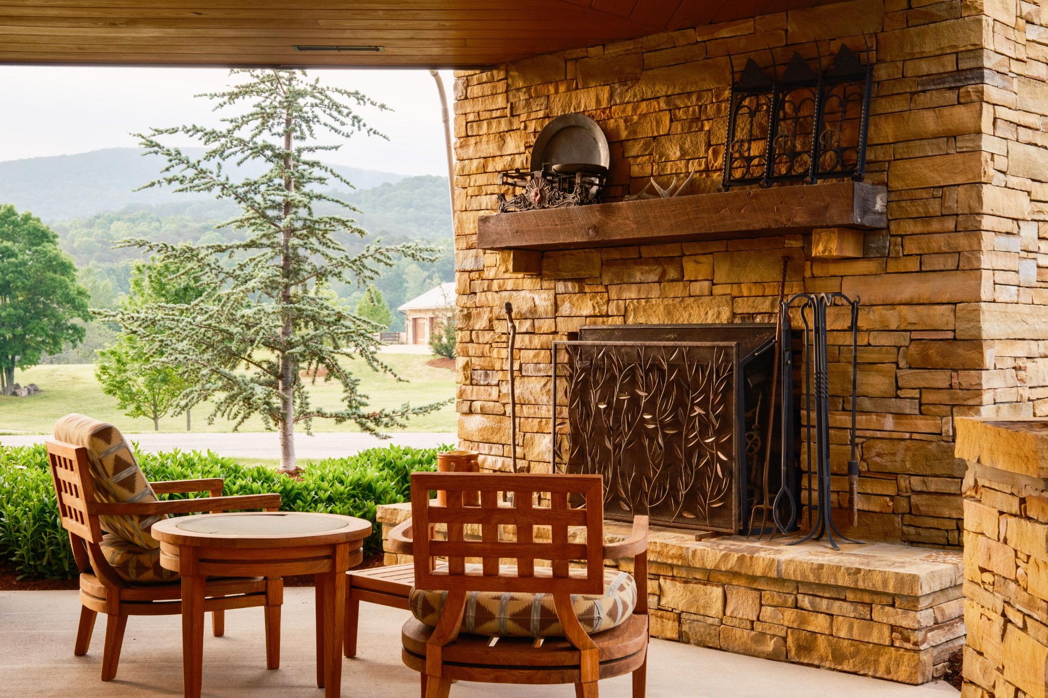 6971 West Cove Road Chickamauga, GA 30707 - Photo 63 of 100 a front view of a house with outdoor seating