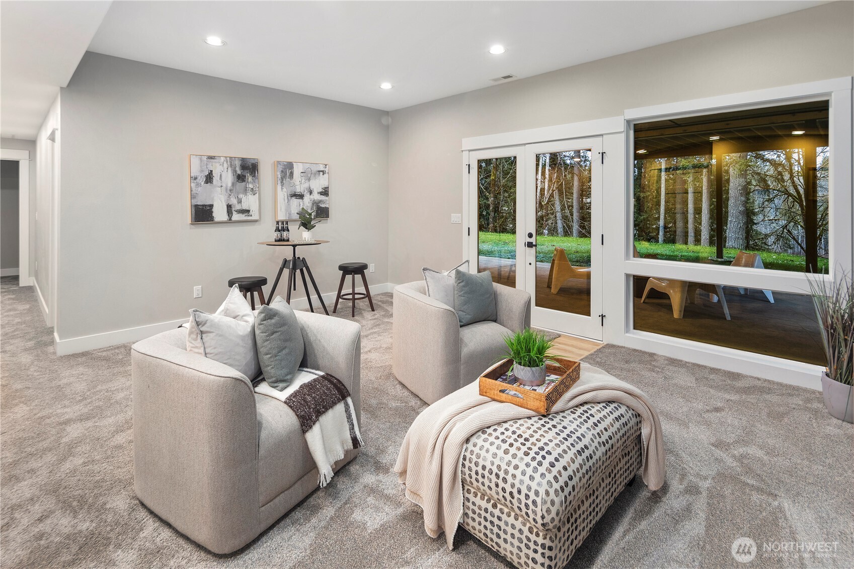 16250 Southeast Lake Moneysmith Road Auburn, WA 98092 - Photo 27 of 40 a living room with furniture and a large window