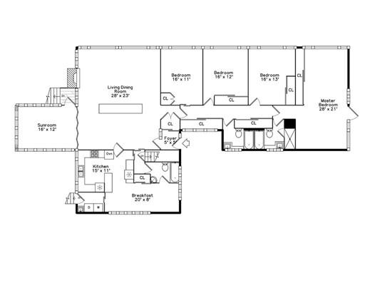 44 Mignon Road Newton, MA 02465 - Photo 22 of 23 a picture of a floor plan