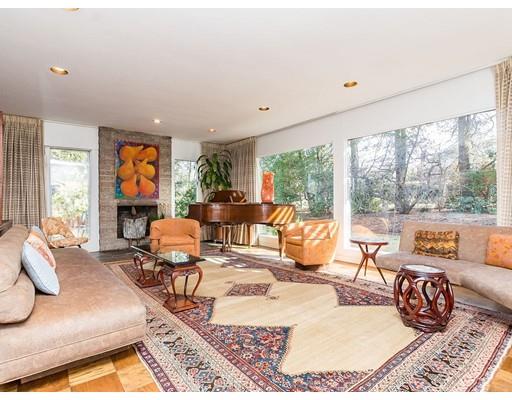 44 Mignon Road Newton, MA 02465 - Photo 4 of 23 a living room with furniture large window and wooden floor