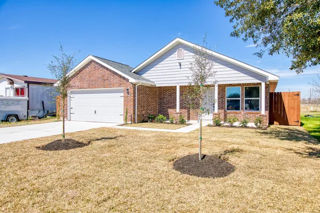 a backyard of a house