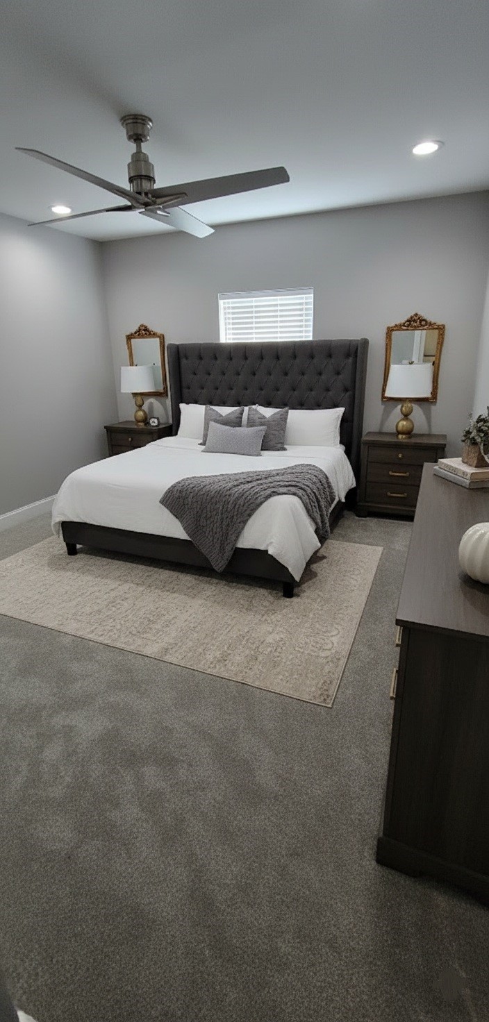 6502 Trail Valley Way Houston, TX 77086 - Photo 15 of 24 a bedroom with a bed and a night stand