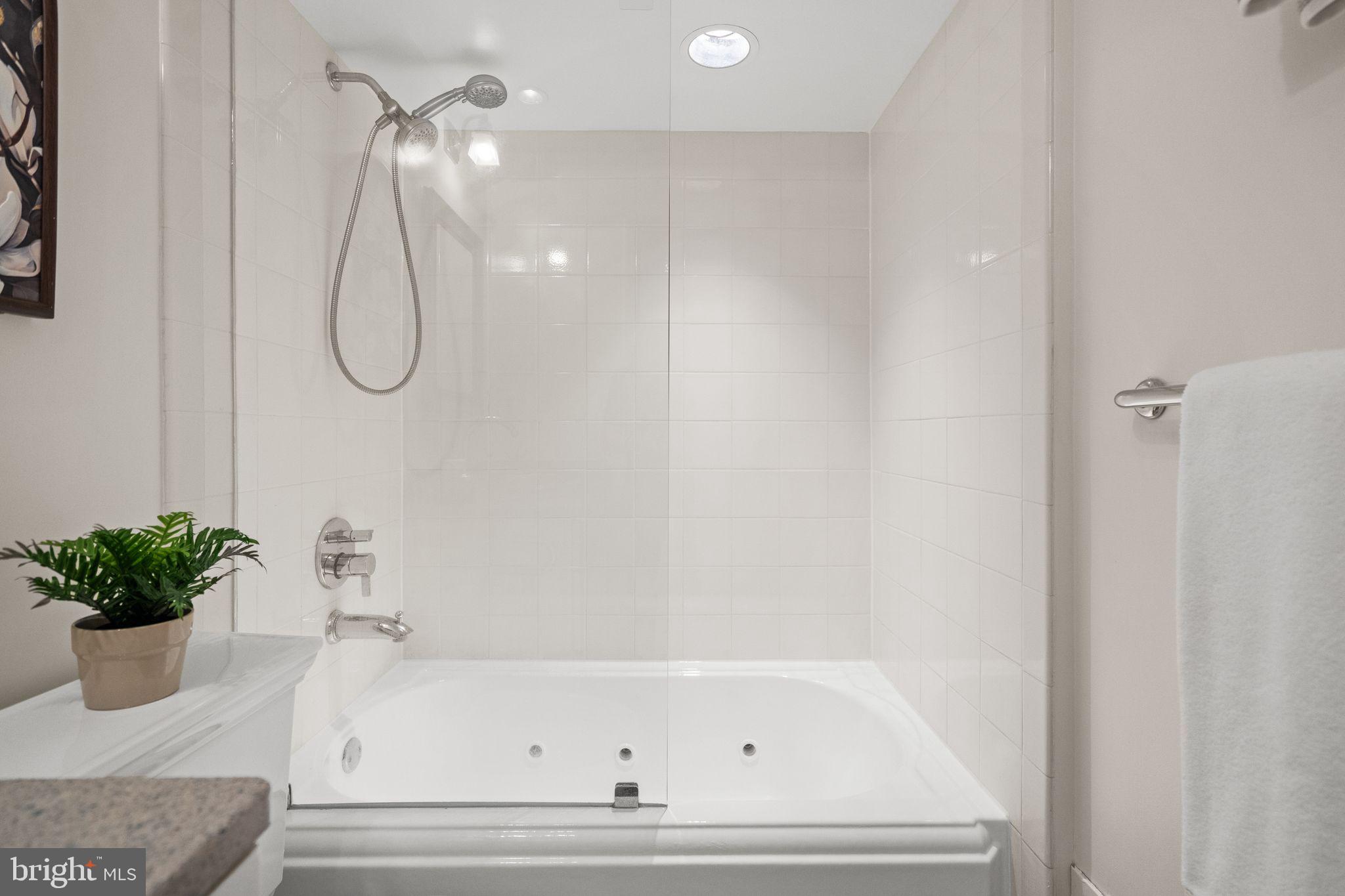 1008 Paper Mill Court, Unit 1008 Washington, DC 20007 - Photo 14 of 31 a bathroom with a bath tub and shower