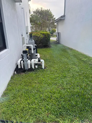 a view of residential area with street