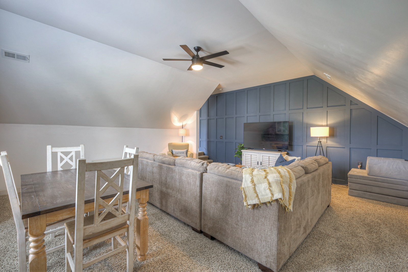 7020 Brindle Ridge Way Spring Hill, TN 37174 - Photo 36 of 42 a living room with furniture and a ceiling fan