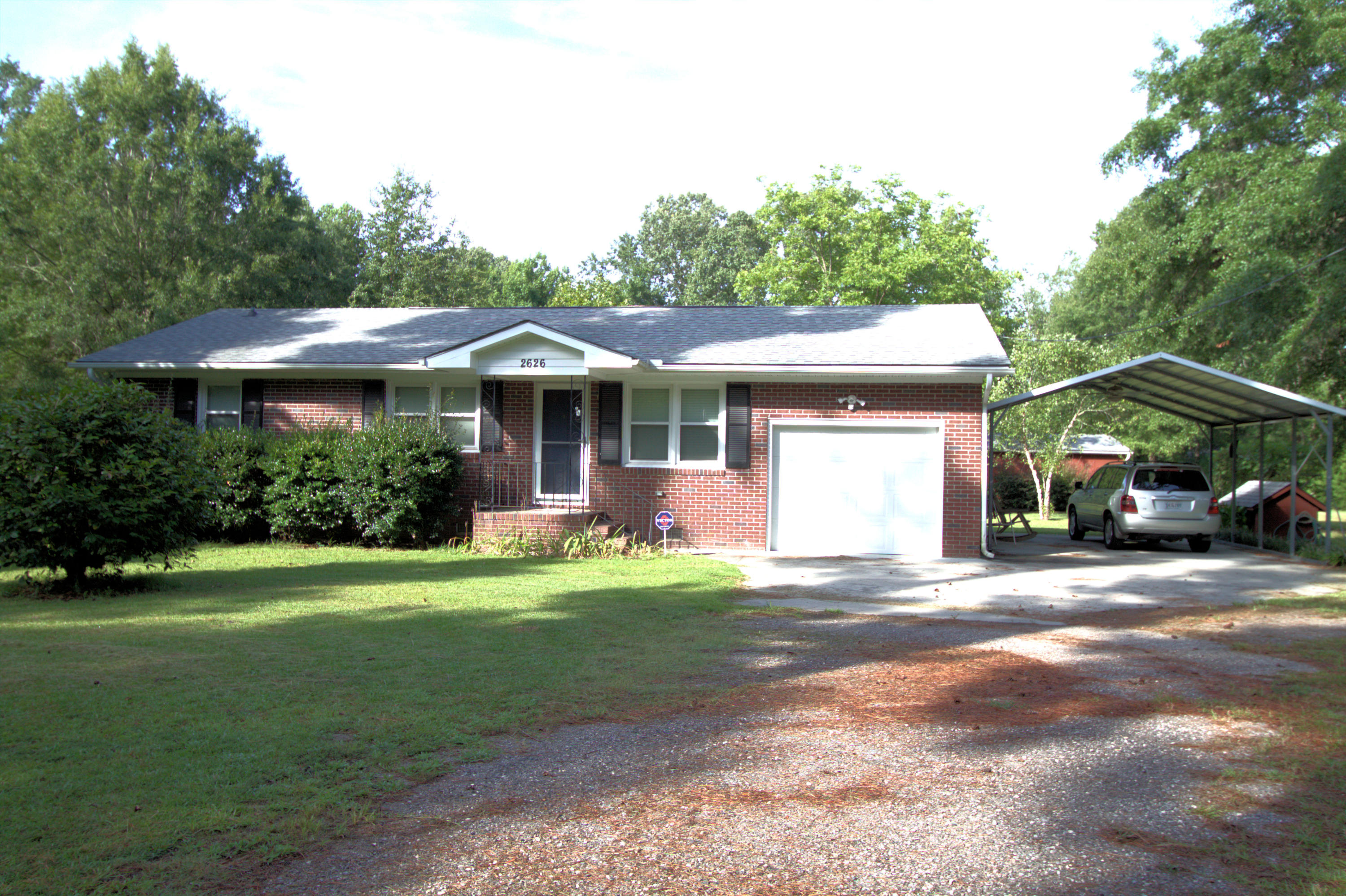 2626 Wesley Grove Road Cottageville, SC 29435 - Photo 26 of 28 Solid brick home, garage and 2-car carpo
