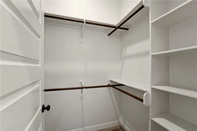 a view of walk in closet