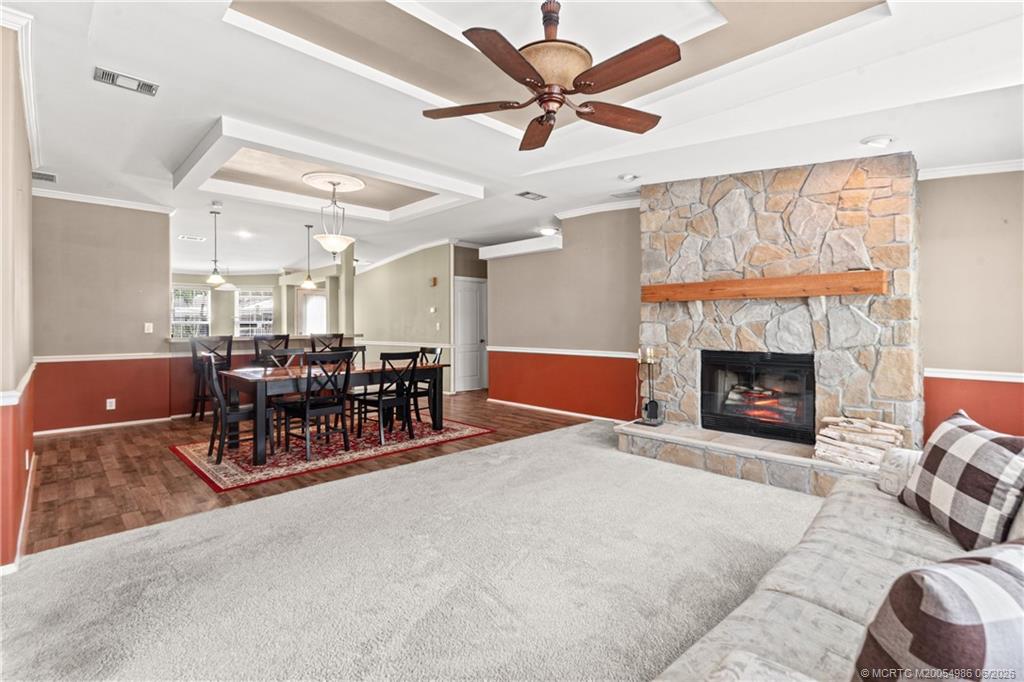 4237 4th Court Lantana, FL 33462 - Photo 11 of 40 a living room with furniture and a fireplace