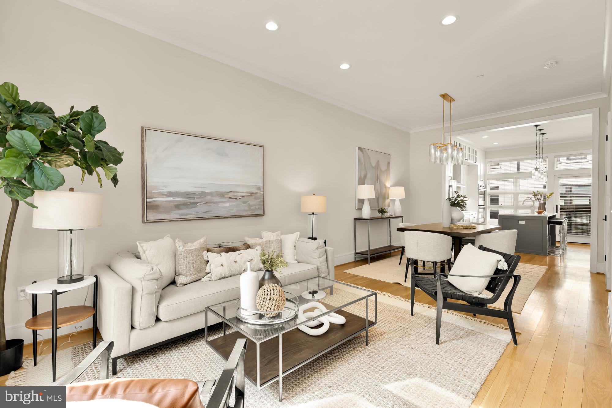 415 Guethler's Way Washington, DC 20003 - Photo 2 of 32 a living room with furniture and a table